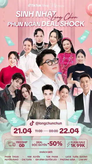 Sinh nhật Long Chun, phiên LIVE cùng HZ